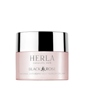 Herla Black Rose Krem przeciwstarzeniowy Intensywnie odbudowujący na noc 50ml