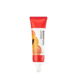 Missha Superfood wygładzający scrub do ust morela
