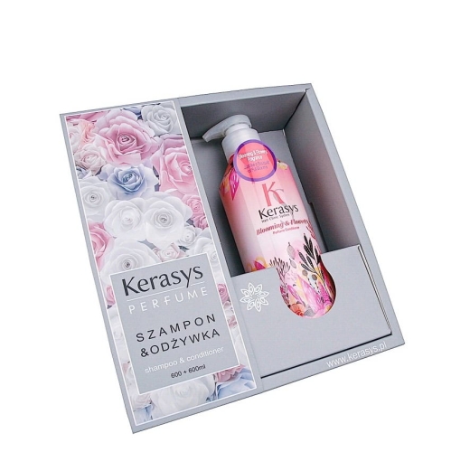 Kerasys Zestaw Upominkowy – Blooming & Flowery Perfumowany SZAMPON + ODŻYWKA do włosów przetłuszczających się