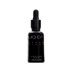 LIQ CR Serum Night 0.3% Retinol SILK 30 ml – koncentrat intensywnie korygujący na noc