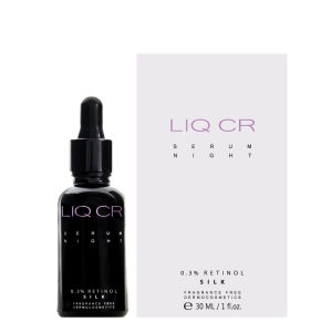 LIQ CR Serum Night 0.3% Retinol SILK 30 ml – koncentrat intensywnie korygujący na noc