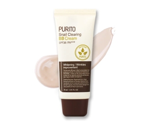 PURITO Snail Clearing BB Cream SPF38/PA+++ Wielofunkcyjny krem BB ze śluzem ślimaka 30 ml  21
