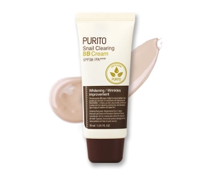 PURITO Snail Clearing BB Cream SPF38/PA+++ Wielofunkcyjny krem BB ze śluzem ślimaka 30 ml  23