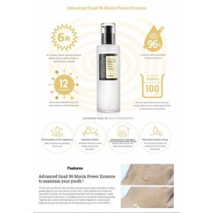 Cosrx Advanced Snail 96 Mucin esencja do twarzy z ekstraktem ze śluzu ślimaka