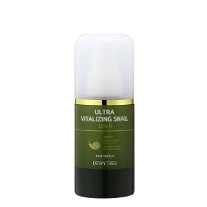 DEWYTREE ULTRA VITALIZING SNAIL SERUM - mucyna ślimaka, kwas hialuronowy, Lotos 70ml
