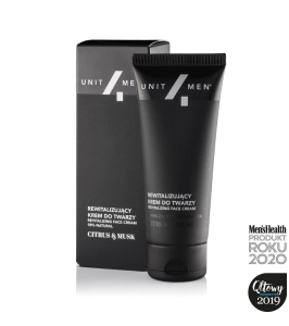 Unit4Men Rewitalizujący krem do twarzy Citrus&Musk