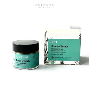 Alkemie Microbiome, wyciszająca nocna maska - krem 15 ml