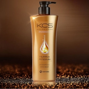KCS Salon Care Nutritive Ampoule Shampoo - Odżywczy szampon do włosów zniszczonych 600 ml