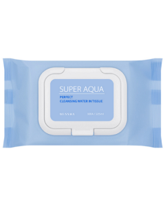 MISSHA Delikatne chusteczki do demakijażu, Super Aqua Perfect Cleansing Water In Tissue