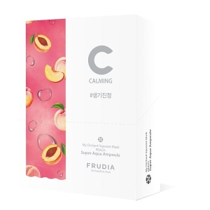 Frudia Squeeze Rewitalizująco-kojąca maseczka do twarzy w płachcie brzoskwinia 20 ml