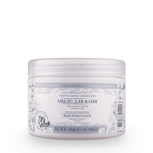 Babuszka Agafia Naturalne, syberyjskie, białe mydło do ciała i włosów 500 ml