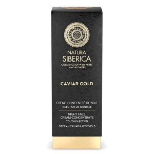 Natura Siberica Caviar Gold - Krem koncentrat do twarzy na noc 30 ml