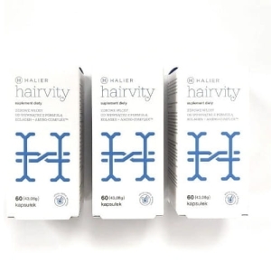 HALIER Suplement na włosy Hairvity dla kobiet PEŁNA KURACJA (180 szt.)