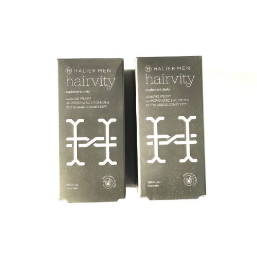 HALIER Suplement na włosy Hairvity dla mężczyzn 120 szt. ( 2 opakowania)