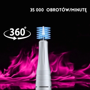 BAFFS Multi Mani Bezprzewodowa frezarka do paznokci i lampa black