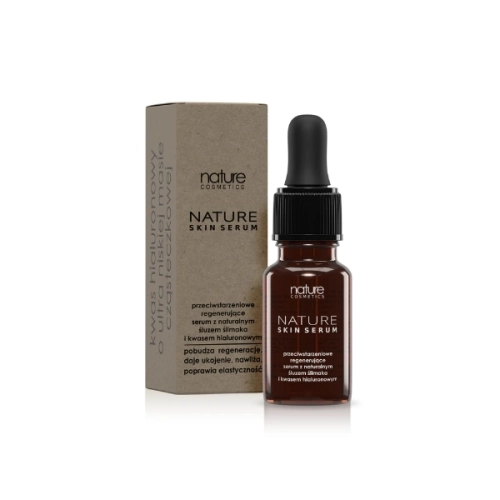 Nature Cosmetics Nature Skin Serum żel z naturalnym śluzem ślimaka i kwasem hialuronowym 10 ml.webp