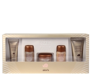 SKIN79 Zestaw 5 Produktów Golden Snail Starter KIT