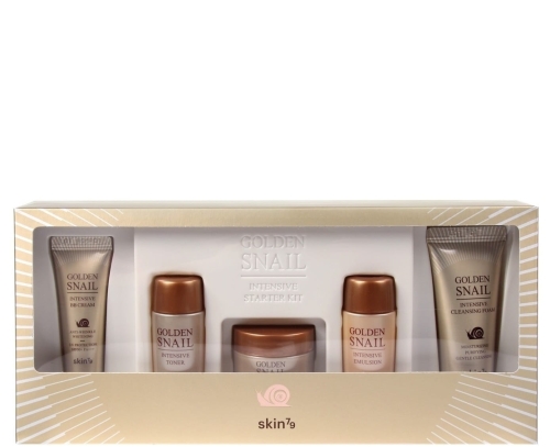 SKIN79 Zestaw 5 Produktów Golden Snail Starter KIT