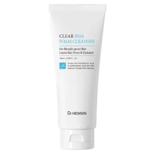 Dr.HEDISON Clear BHA Foam Cleanser – pianka do mycia twarzy z BHA (kwas salicylowy), oczyszczanie porów, cera trądzikowa