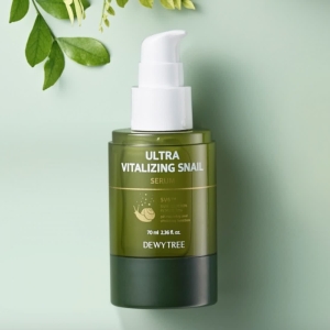DEWYTREE ULTRA VITALIZING SNAIL SERUM - mucyna ślimaka, kwas hialuronowy, Lotos 70ml