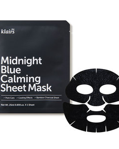 Klairs Łagodząco-chłodząca maseczka w płachcie, Midnight Blue Calming Sheet Mask